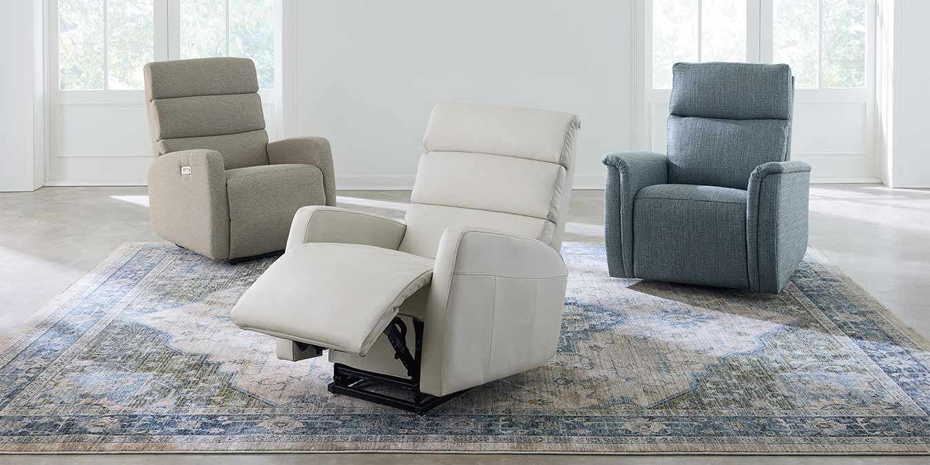 Recliner accent chairs