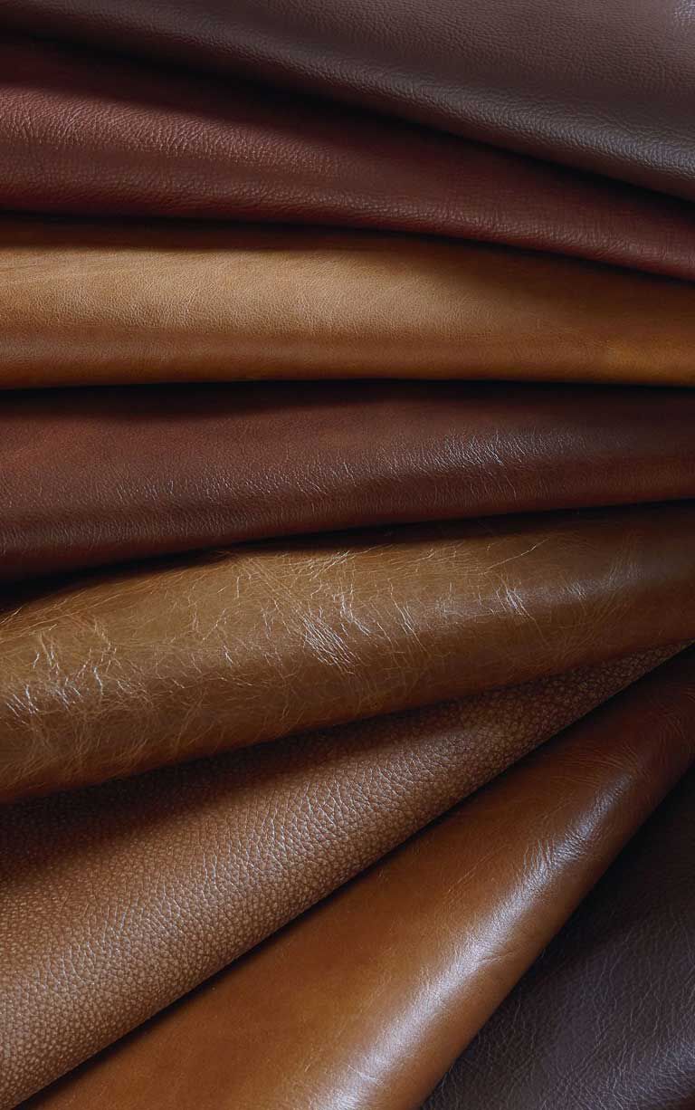 Peachtree Fabrics Beige Furniture Upholstery Genuine Leather Hide by Decorative Fabrics Direct