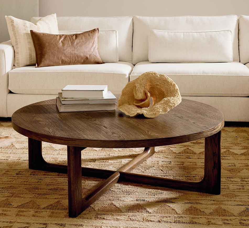 Reston table in living room
